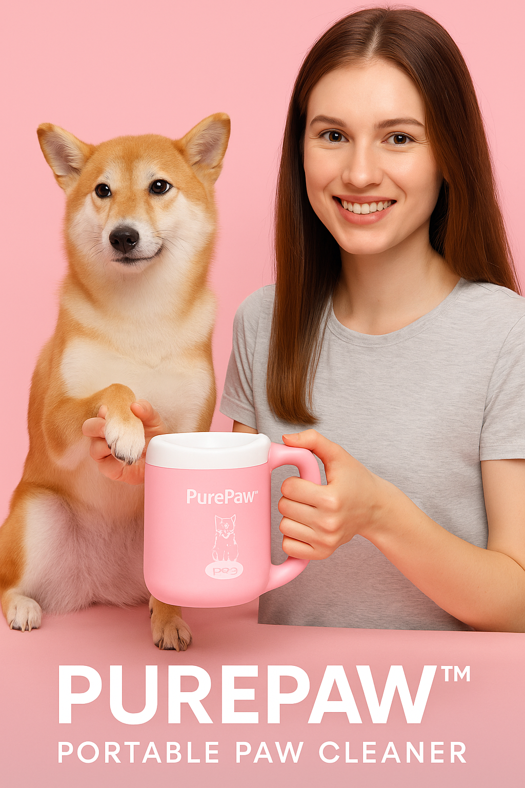 PurePaw™ – Dispositivo Portatile per Lavare le Zampe di Cani e Gatti