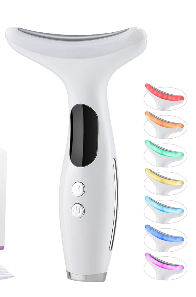 Massaggiatore Ringiovanente con LED 7 Colori - Lifting e Rassodamento Viso